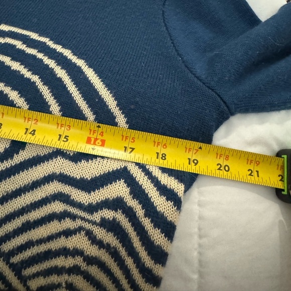 Dutch Bros Coffee 92 Vintage 1/4 Zip Up Sweater Unisex XL Blue Ribbed Hem RARE - Picture 8 of 9